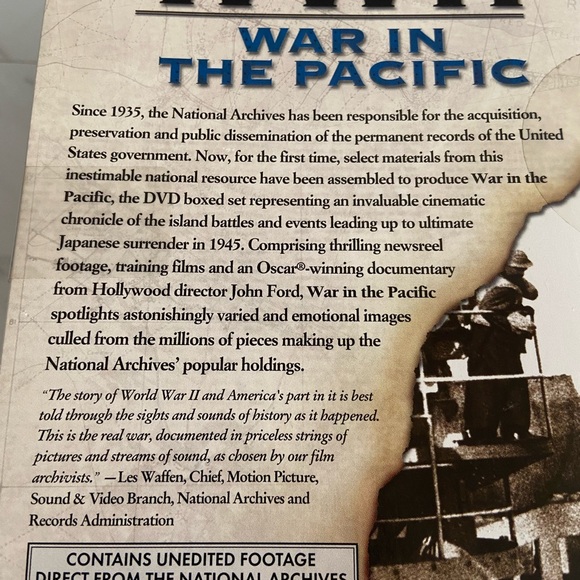 WW2 DVD Set NIP - National Archives War In The Pacific - World War II History - Picture 7 of 14